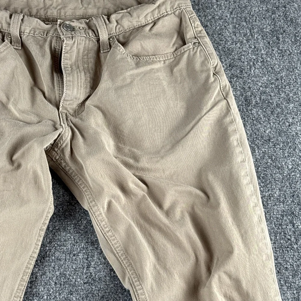 Levi's Men's 5-Pocket Khaki Pants Jean Cut Chino Tan Twill Size 34x30